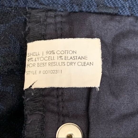 Club Monaco Paisley Print Ankle Denim Pants - Picture 5 of 7